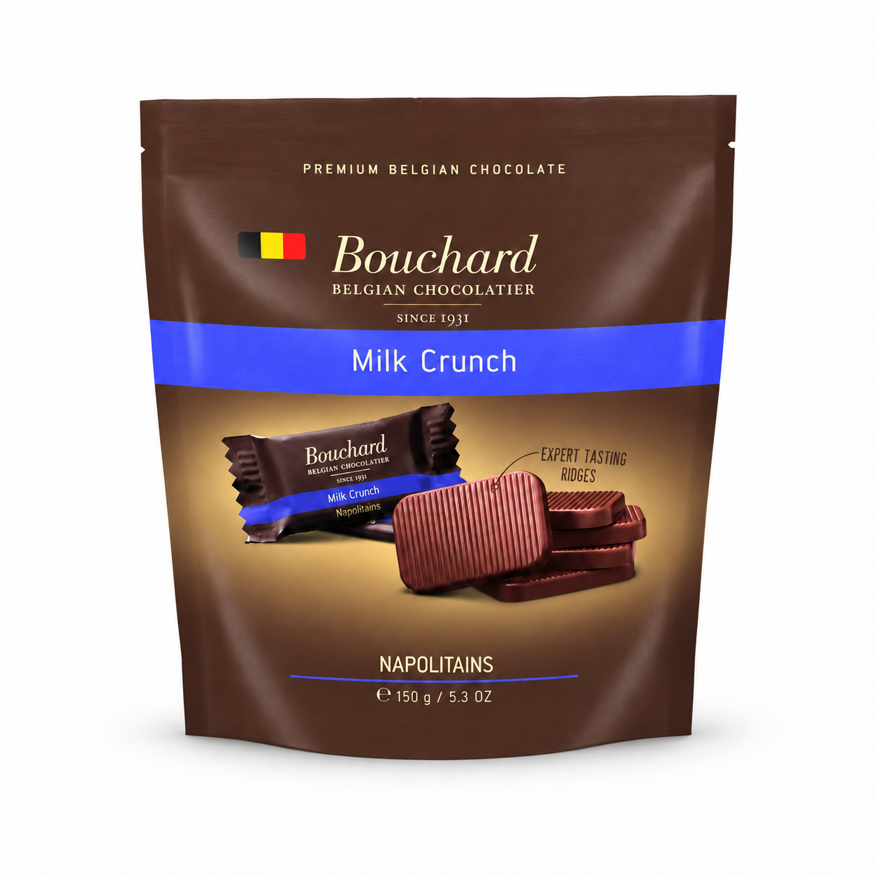 Milk Crunch, Napolitains, Belgian chocolate, Schokoladenkekse, Milchschokolade