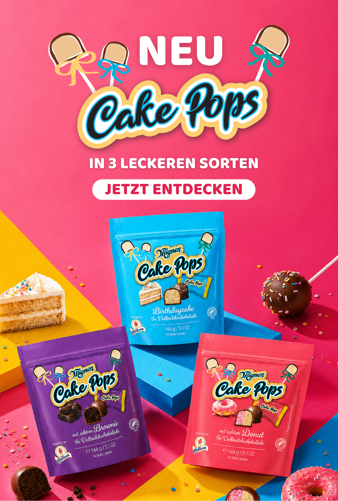 cake pops, Snack, Verpackung, Backwaren, Donuts