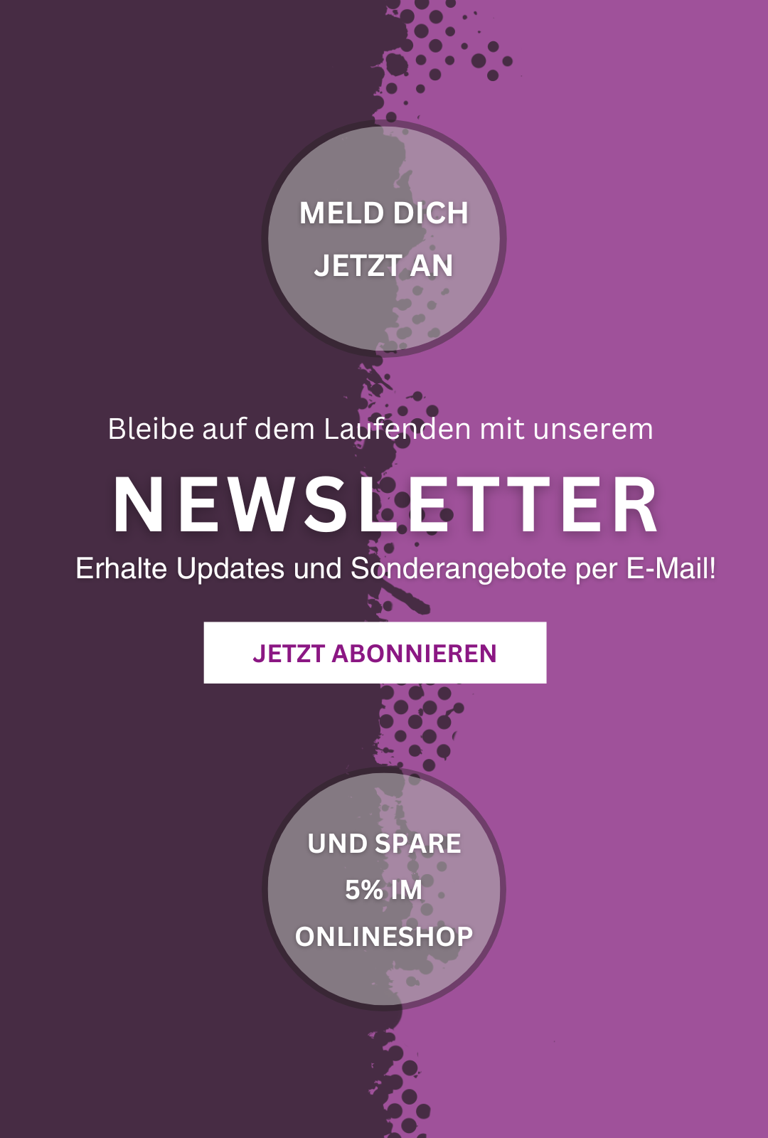 newsletter, subscription, advertisement, button, purple