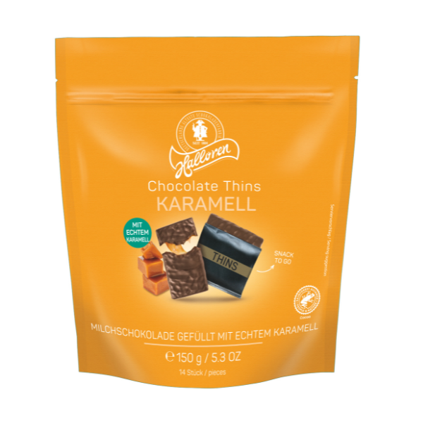Schokolade, Karamell, Thins, Füllung, Snack