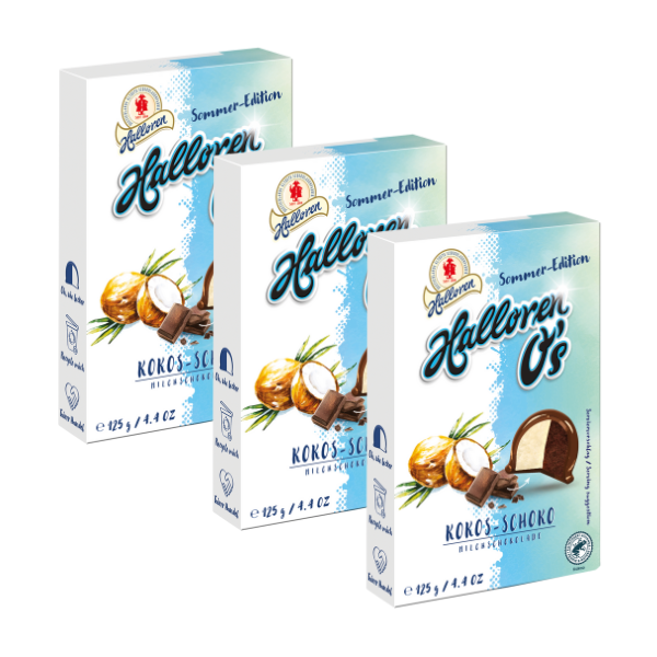 Kokos & Schoko Halloren O's 3er Set