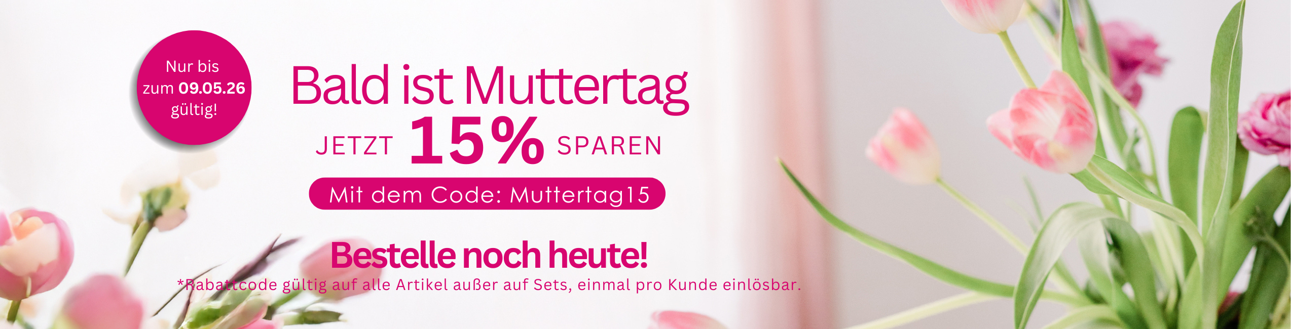 blumen, tulpen, pink, banner, aktion