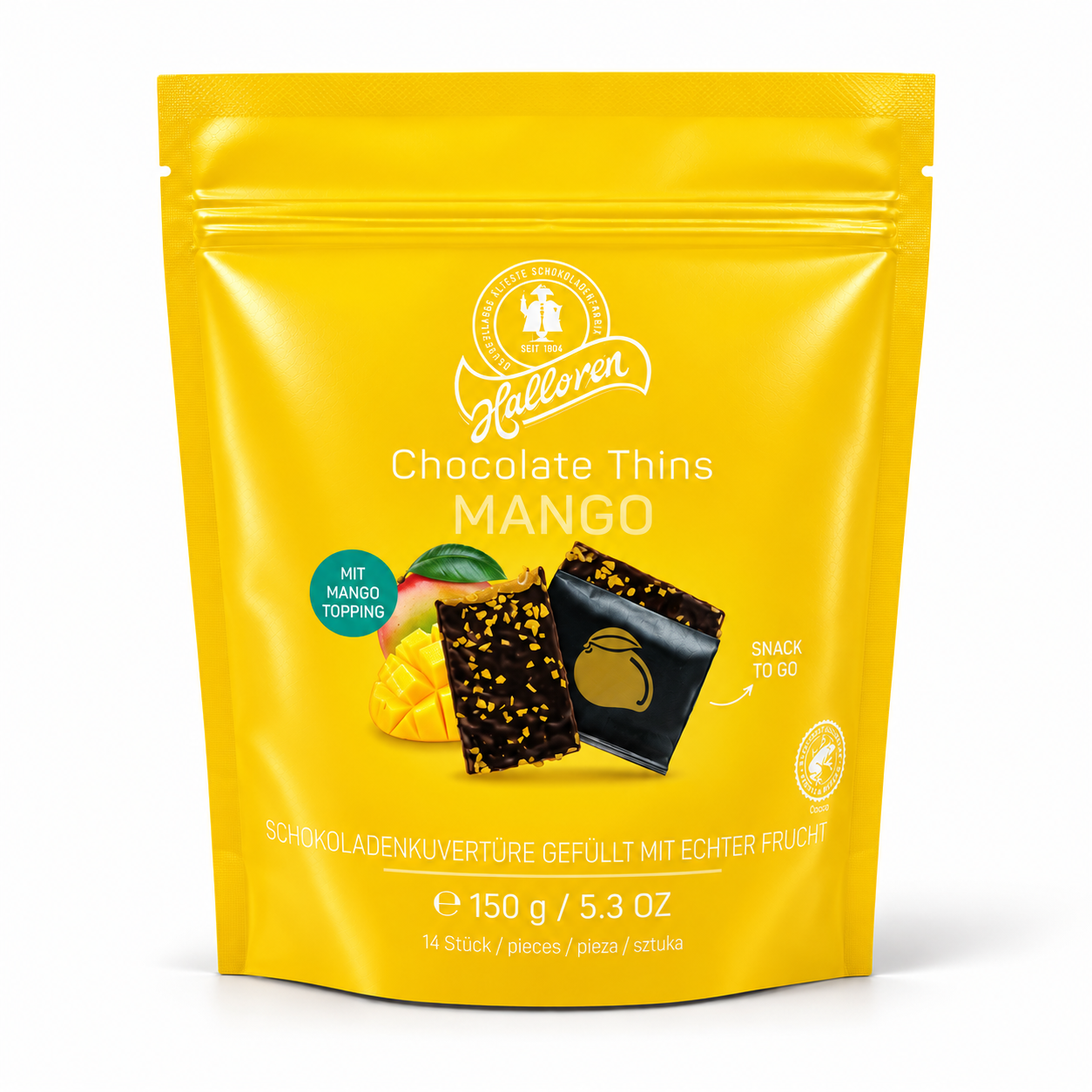 Schokolade, Chips, Mango, Flachriegel, Snack