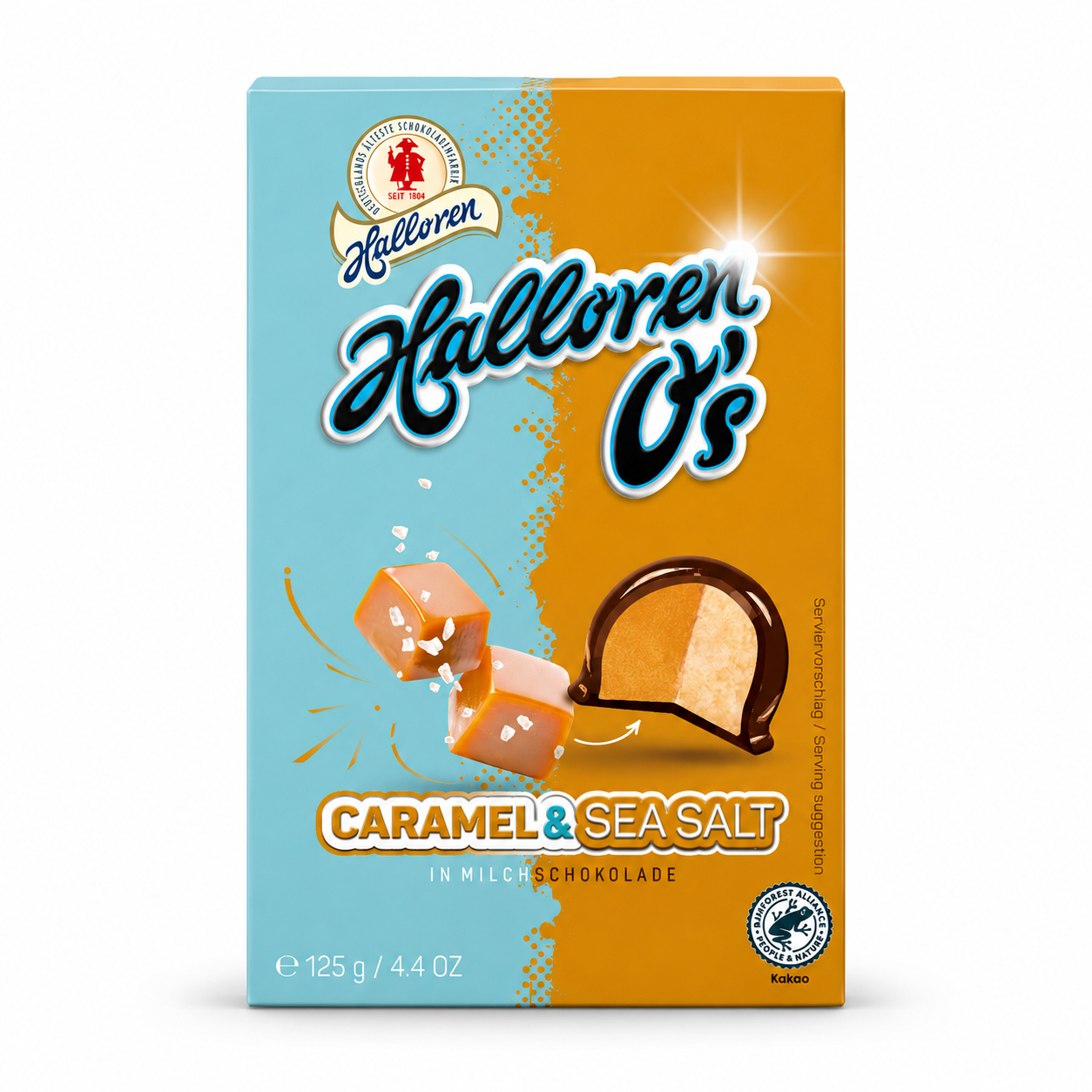 Schokolade, Karamell, Meersalz, Milchschokolade, Tafel
