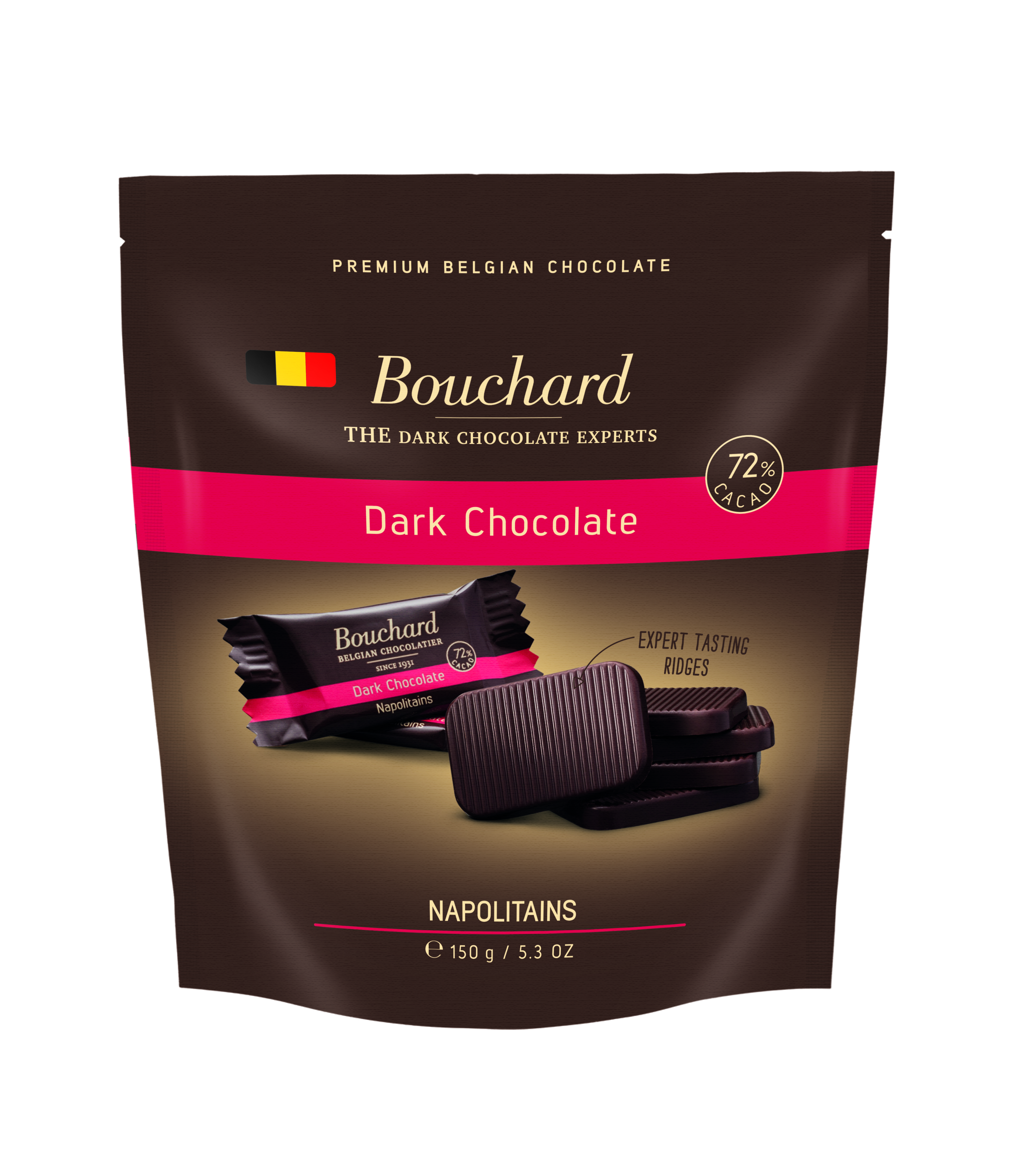 Bouchard Dark 72% Belgian Chocolate - 150g
