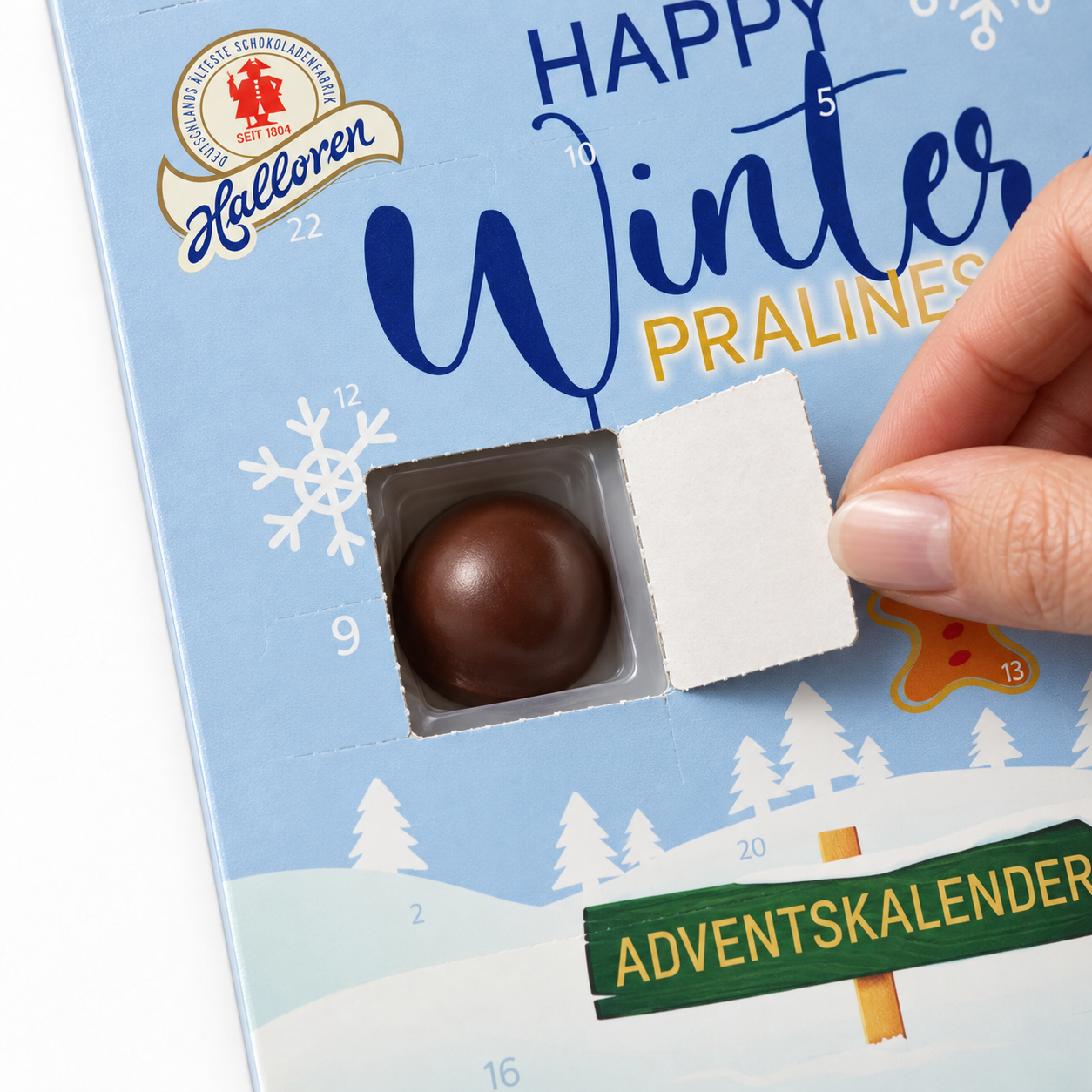 Adventskalender, Praline, Schokolade, Schachtel, Advent