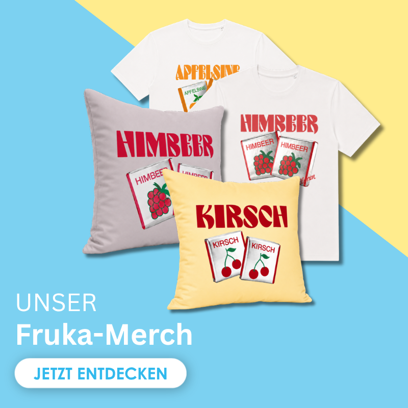 Kissen, Kissenbezug, T-Shirt, Fruchtmotiv, Dekoration