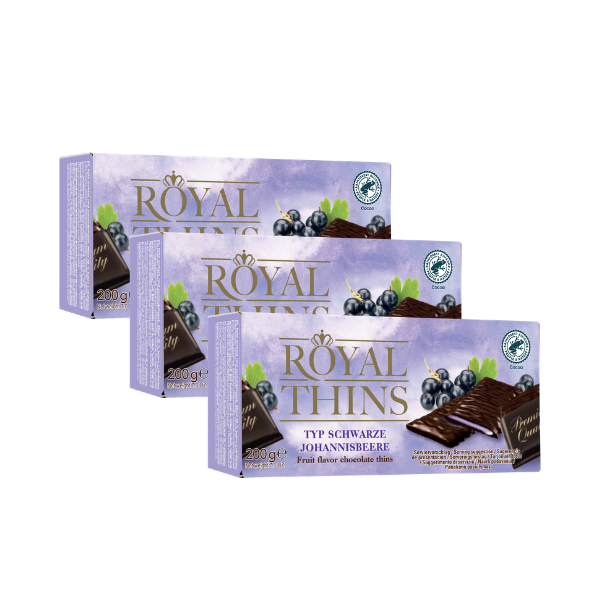 Schokolade, Johannisbeere, Schokoladen-Buttermilch?, Knusperblätter?, Farbton violett