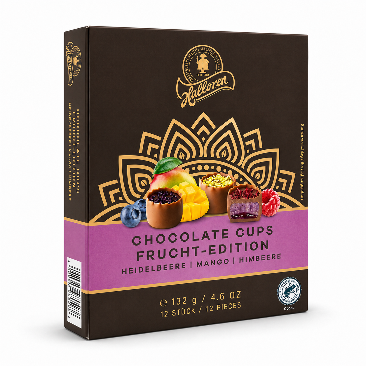 Schokolade, Schokoladenkugeln, Frucht-Edition, Mango, Himbeere