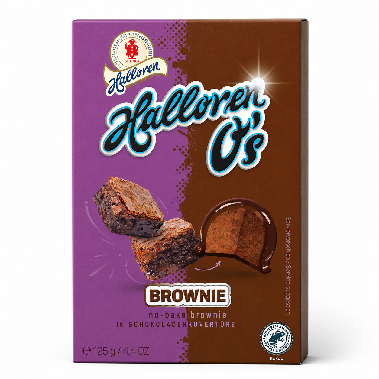 Brownie, no-bake, Schokolade, Box, Snack