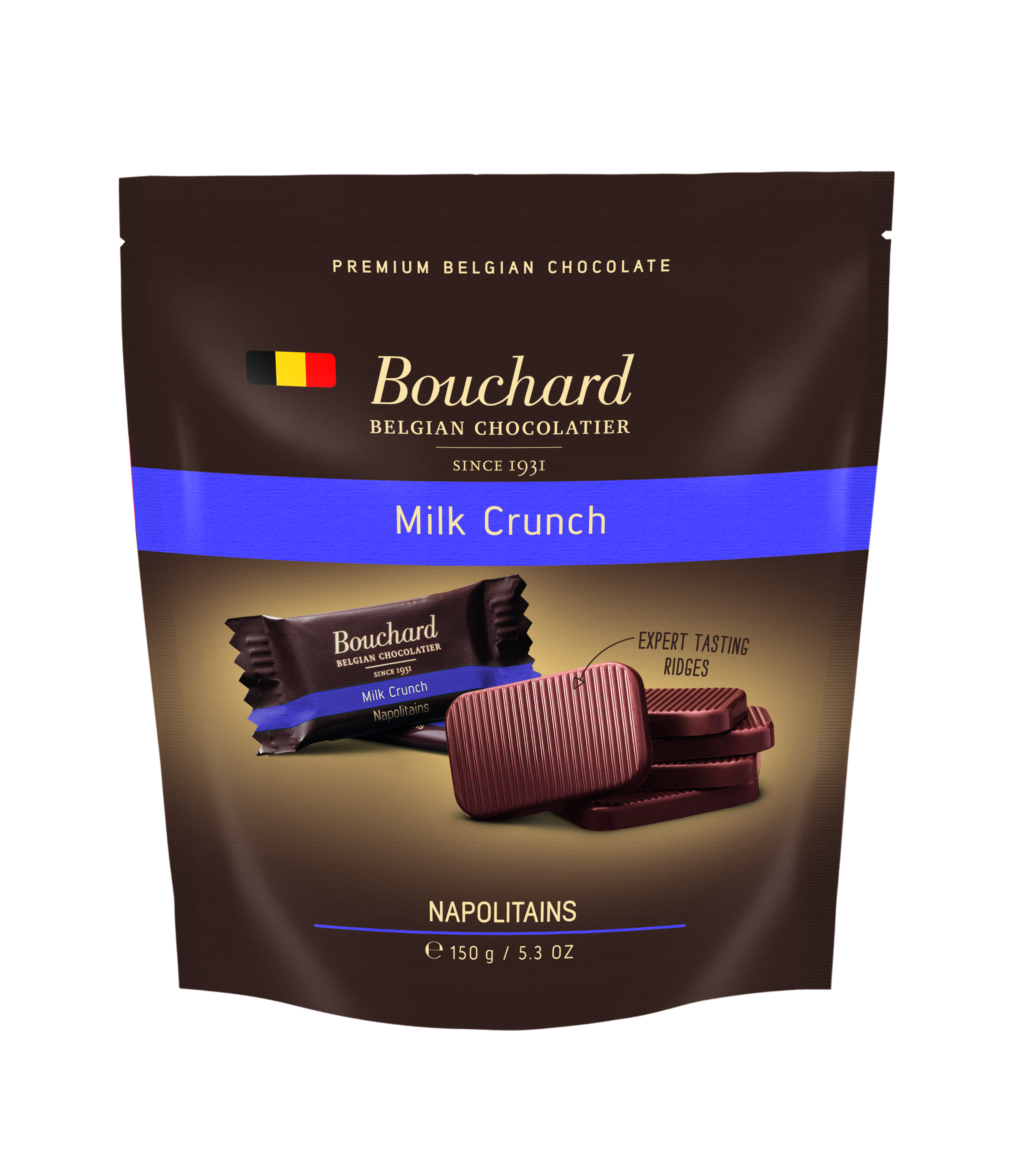 Bouchard Milk Crunch Belgian Chocolate - 150g