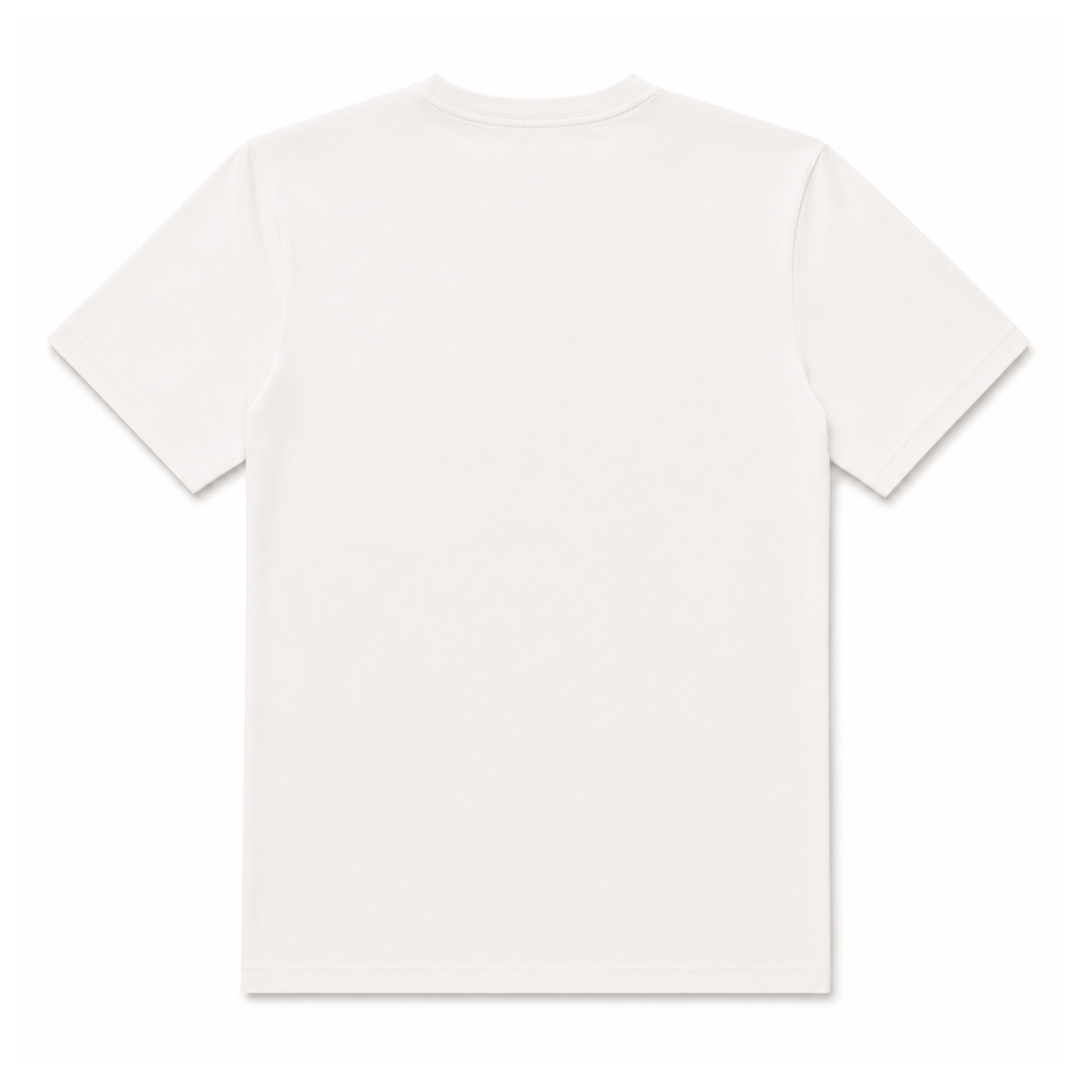 T-Shirt, weiße, Kurzarm, Baumwolle, einfarbig