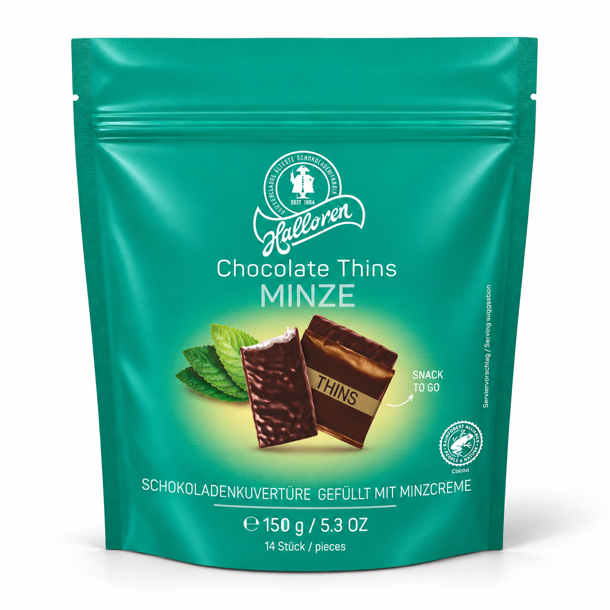 Schokolade, Minze, Schokoladenkuvertüre, Snacks, Beutel