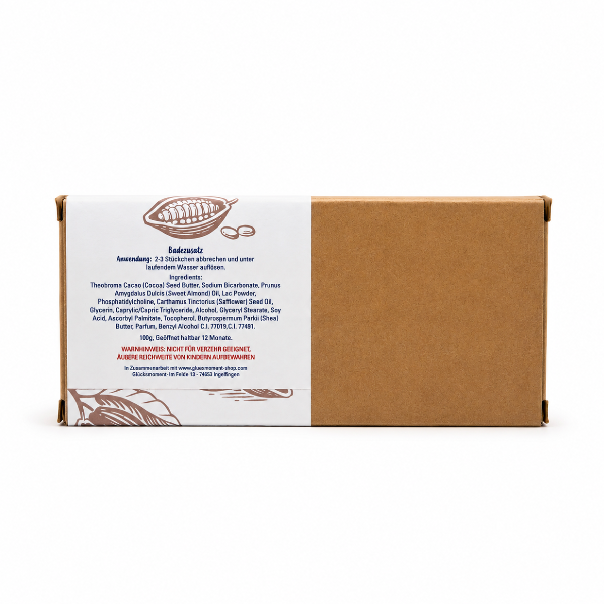 box, Verpackung, Etikett, braune Box, Schale Beilage