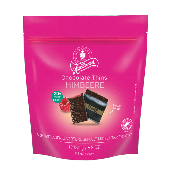 Schokoladenstückchen, Himbeere, Snack to go, Schokolade, Beutel