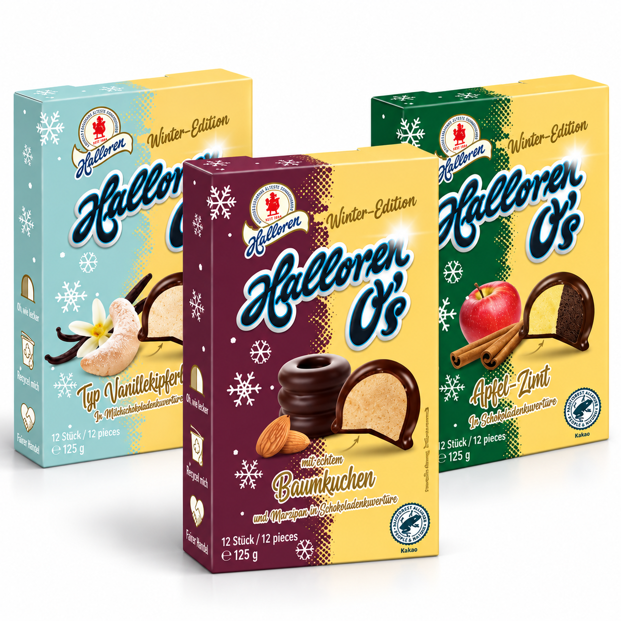 Cola, Winter-Edition, Halloren, Kekse, Schokolade